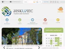 Tablet Screenshot of biskupiec.pl